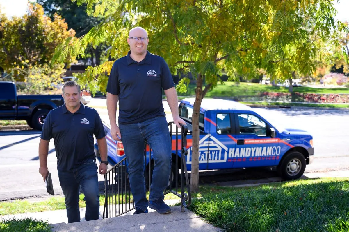 The RemodelCo team arriving at a project